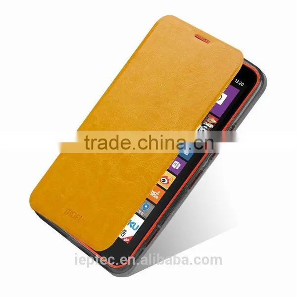MOFi Wholesale PU Leather Mobile Phone Flip Cover Cases for Nokia Lumia 1320 photo-5