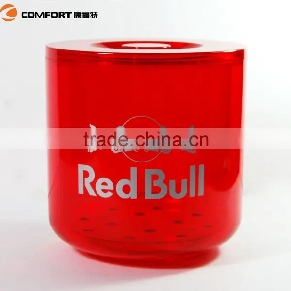 Factory Wholesale Douable Wall Round Ice Bucket With Lid photo-2