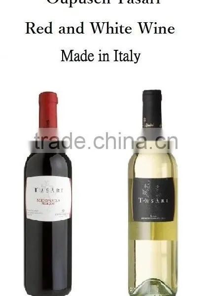 Oupusen 750 ml Italy Tasari Sicilia IGT White Red Wine