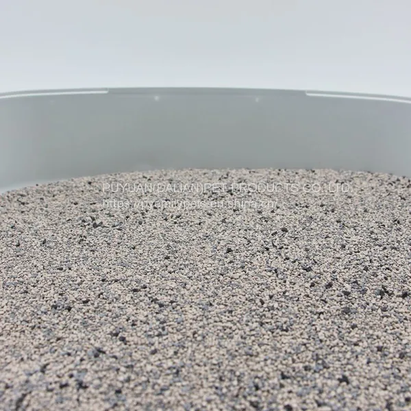 New Upgrade Black Mineral Clumping Cat Litter Grey 100% Dust Free photo-5