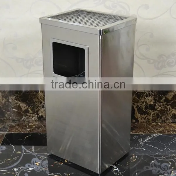 Waste Bin Container Price/Outdoor Metal Litter Bin/Dustbin/Garbage Trash Bin photo-5
