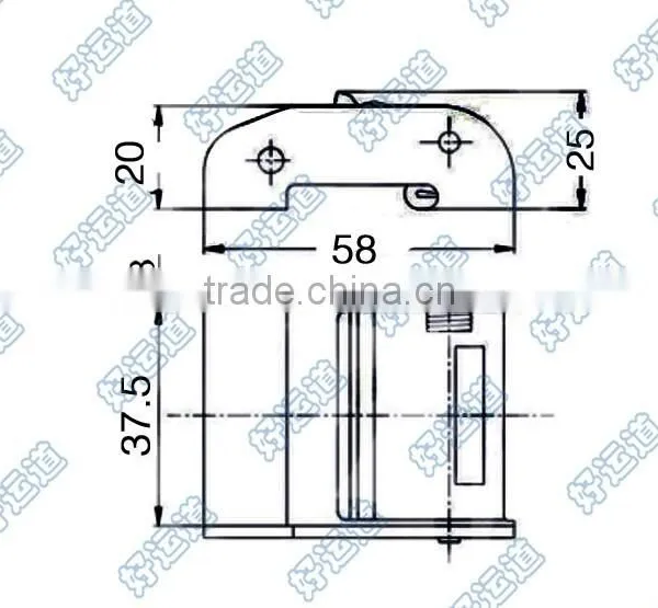 04601 Zinc Alloy Cam Buckle 1.5 Inch photo-2