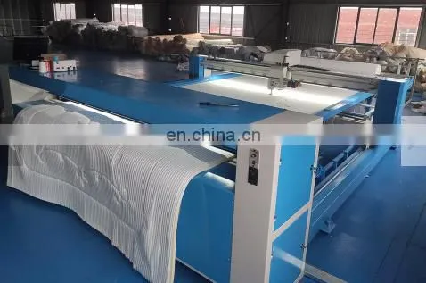2022 Factory Supply Long Arm Ultrasonic Mattress Quilting Embroidery Machine for Mattress Fabric Sewing Quilt Machine photo-4