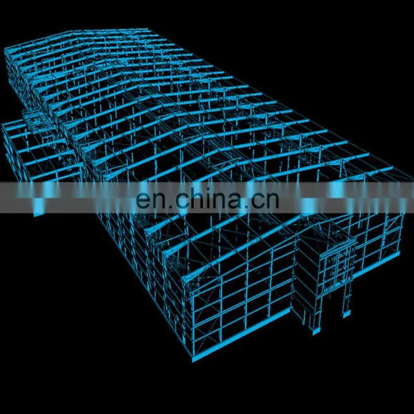 Weld Connection Steel Structure Frame Building Steel Structure Plant photo-3