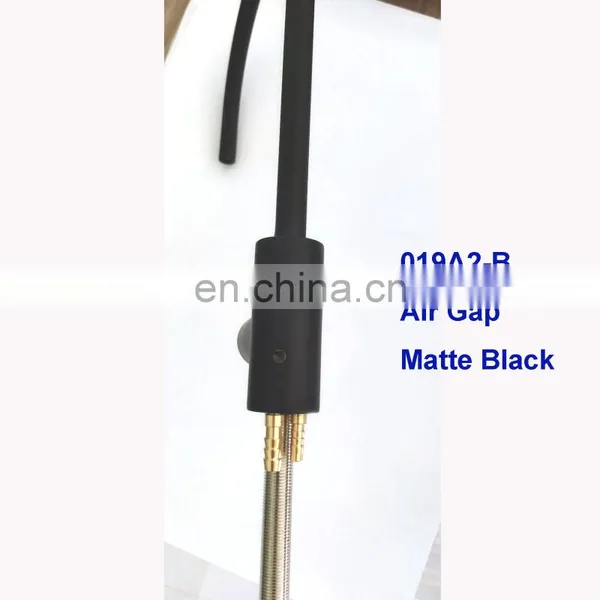 Air Gap Water Filter Faucet 1/4 in Connection Matte Black Kitchen Faucets photo-4