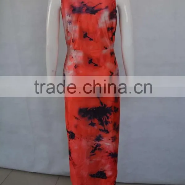 Fashion Dress Sexy V Collar Dress Sleeveless Evening Dress