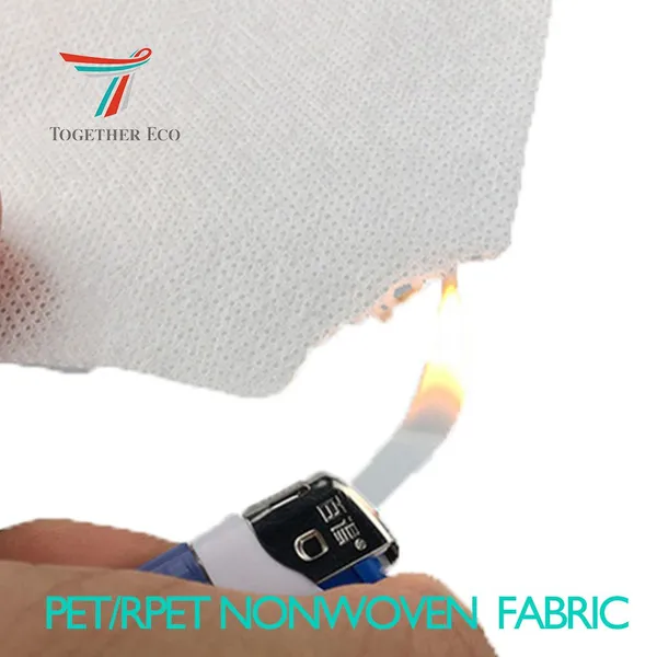20gsm Recycled PET Nonwoven for Desiccant Package 100 Polyester Spun-bond Non Woven Fabric Factory photo-3