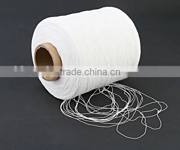 Black Latex Silk Rubber Elastic Thread Used Fabric Tape photo-3