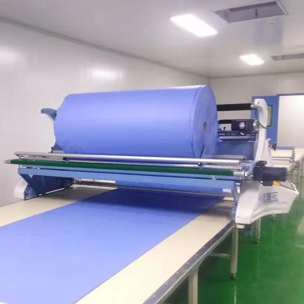 Blue Lotus Automatic Spreader Brand Source Cloth Supporting Machine Cloth Drawing Machine Needle Shuttle Universal Cloth Spreading Machine Non-woven Fabric photo-2