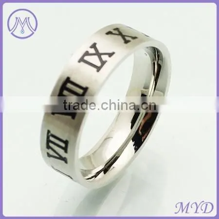High Quality Polish Custom Plain Stainless Steel Ring photo-4
