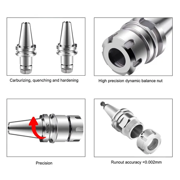 Precision 0.003 BT CNC Tool Holders ER11 ER16 ER20 ER25 ER32 ER40 Chucks for Turning Tool on Lathe Spindle Processing BT Standard photo-5