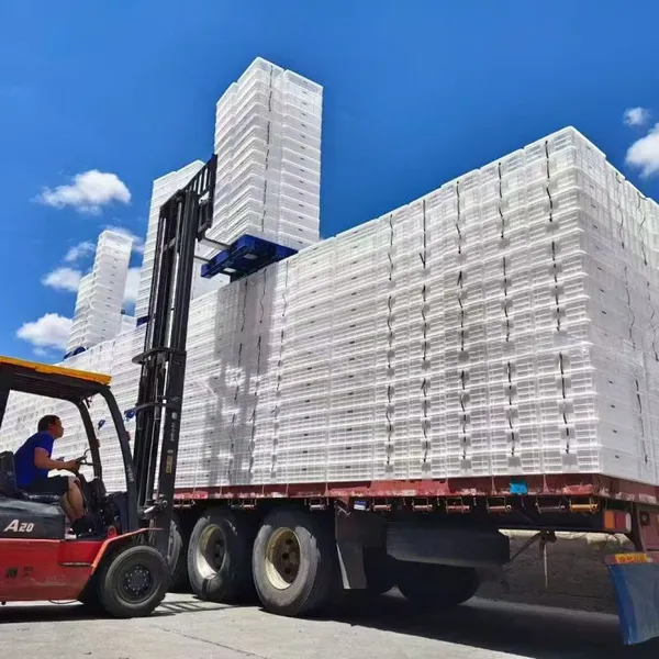 jinbai Thickened plastic circulation basket, stackable plastic frame, food-grade circulation box.