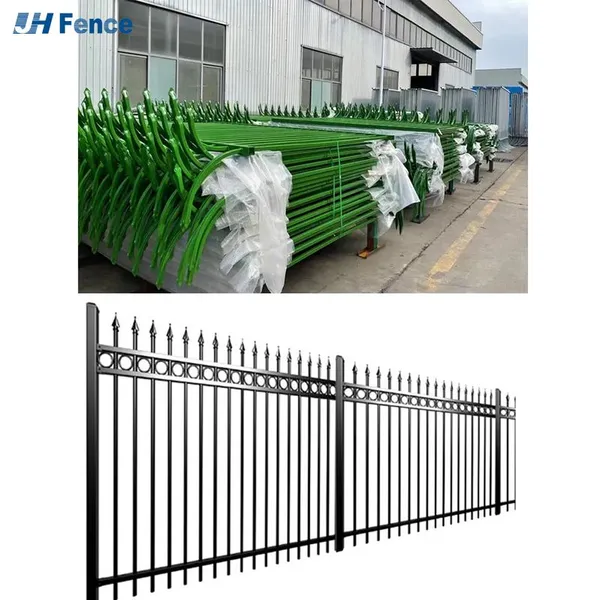 3D Vertical Iron Steel Frame 1pc Blade Fence Louver Multi T-track 7ft Height for Front Yards Garage Gates 3D Modeling photo-5