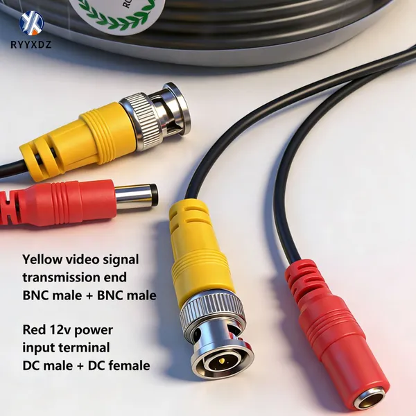 Bncdc Surveillance Camera Cable Extension Cord, AHD High-definition Security Power Supply Video Cable, Finished Integrated Cable photo-3