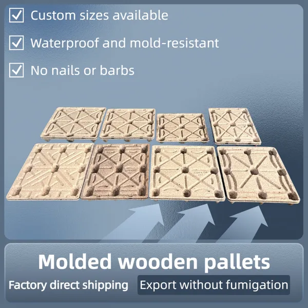 Dedicated Molded Wood Pallets for Sea Freight Water-Resistant Mold-Resistant, Fumigation-Free, and Facilitating Rapid Customs Clearance photo-5