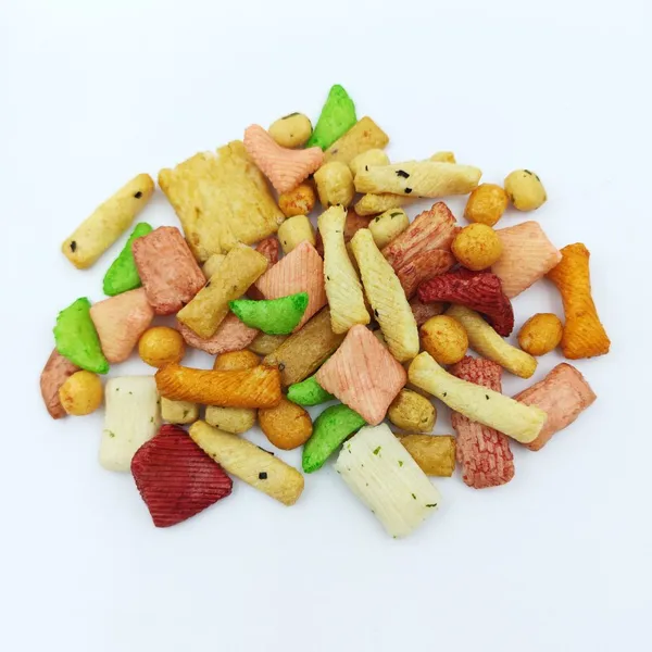 Assorted Japanese Style Rice Cracker Mix With Multiple Shapes and Colors for Wholesale Snack Distributors photo-5
