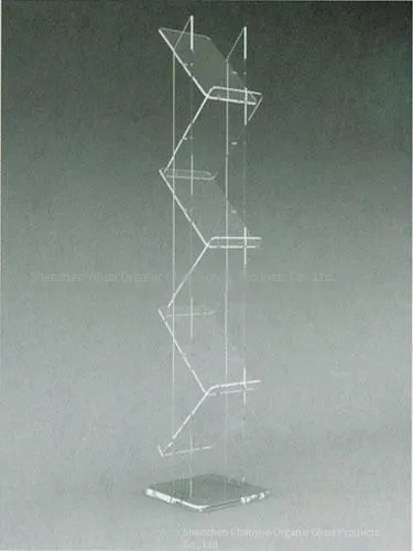 Acrylic Material Display Stand, Acrylic a4 Material Display Stand, Acrylic Promotional Material Display Stand