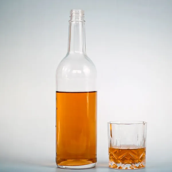 Wholesale New Design Clear Mini 300ml Empty Liquor Bottles Sale