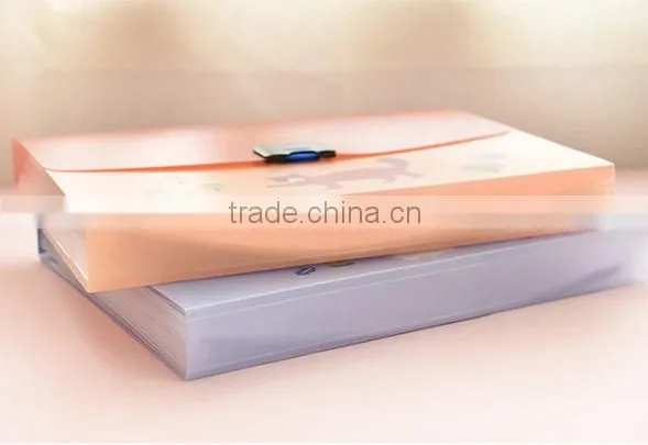 Lovely& Delicate Style A4 Colorful Pvc Expanding File Folder With Handle Suitable Office Lady Supplier's Choice photo-4