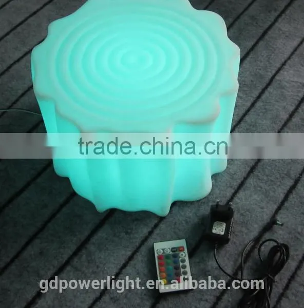 New PE Plastic Stool With LED Light & Remote Control YXF-3320 photo-3