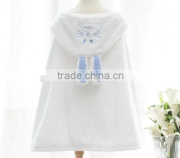 New Style 100% Cotton Hot Sale Cheap Baby Hooded Bath Towel Bathrobe for Children photo-4