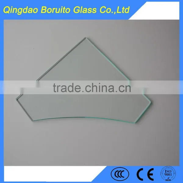 6mm Pentagonal Bathroom Corner Shelf Glass photo-3