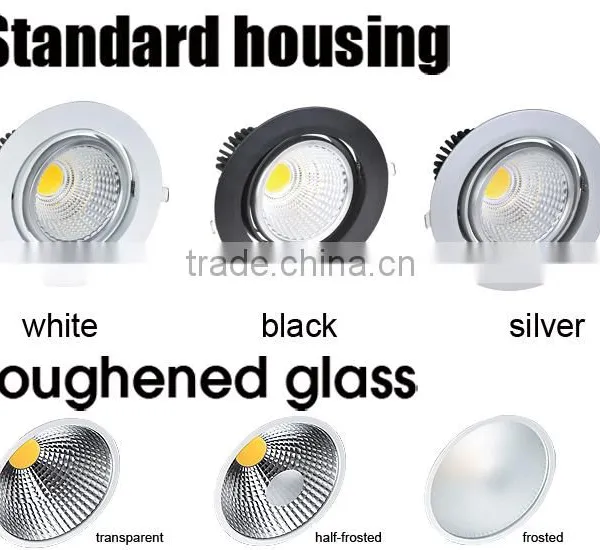 Modern Ceiling Design Led Downlight 4-way Rotatable 30w Cob Led Downlight photo-5