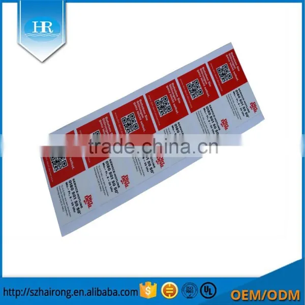 High Quality Glossy Lamaniation Silk Screen Printing Covering Film Packing Labels photo-5