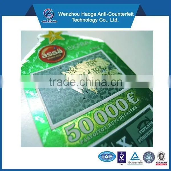 Lottery Scratch Card, Scratch Off Game Card ,scratch off Card photo-2