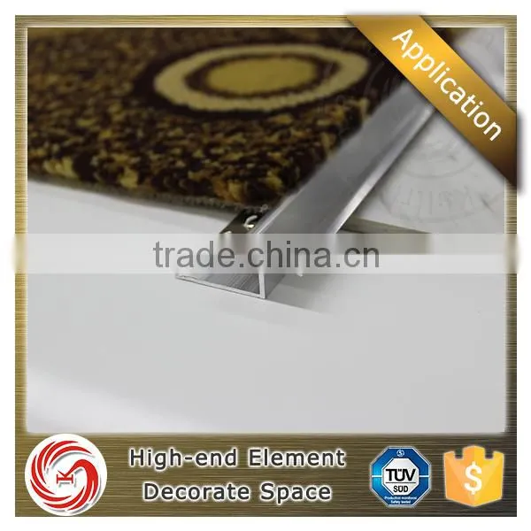 Polished Durable Edge Floor Trim Aluminium Carpet Tile Edge Trim photo-4