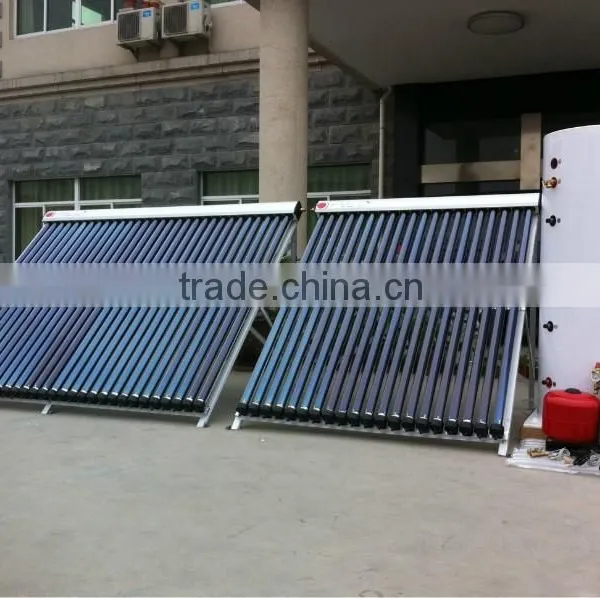 Split Pressurized System Heat Pipe Solar Water Heater With SP116 Working Station photo-2