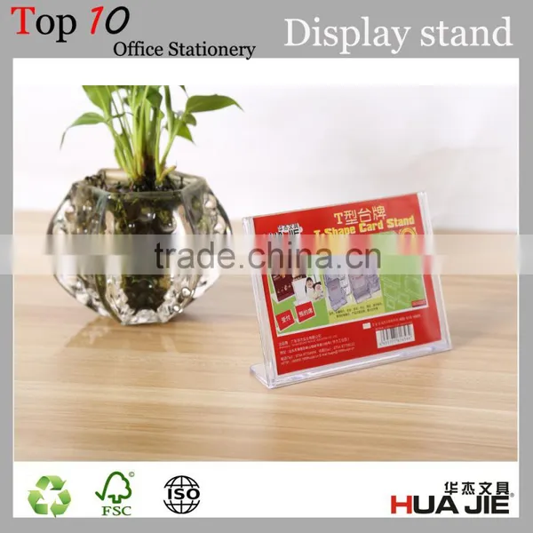 Office Supplies T Shape Conference Acrylic Display Stand photo-2