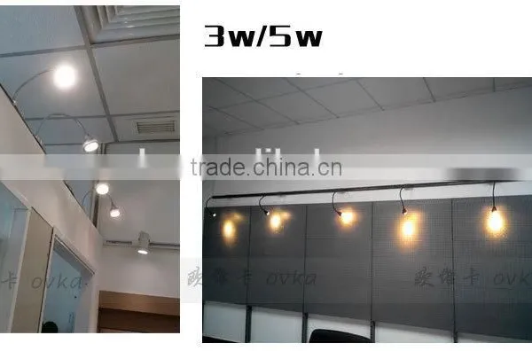 Lighting Track System Accessories 1 Meter 2 Wires Aluminum Track Light Rail, LED Light Track Rail photo-3
