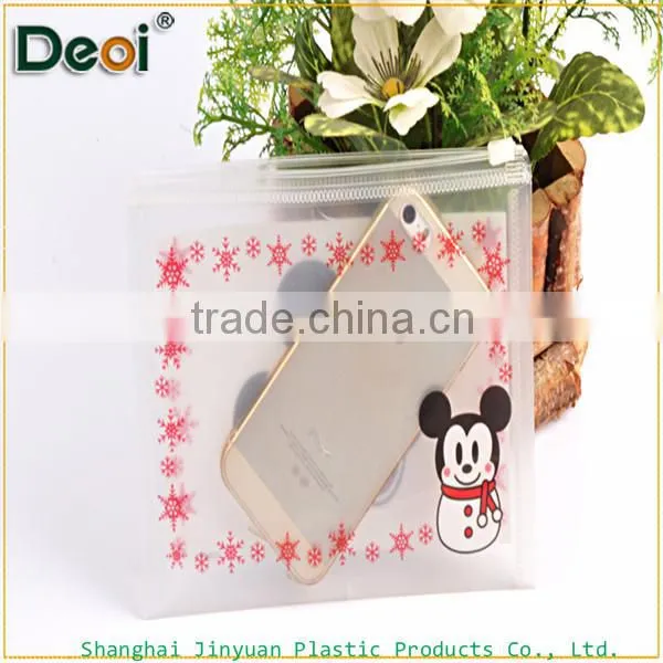 Deoi OEM Customized Fashion PP/PVC/PET Wholesale Eco-friendly Foldable File Zipper Bag