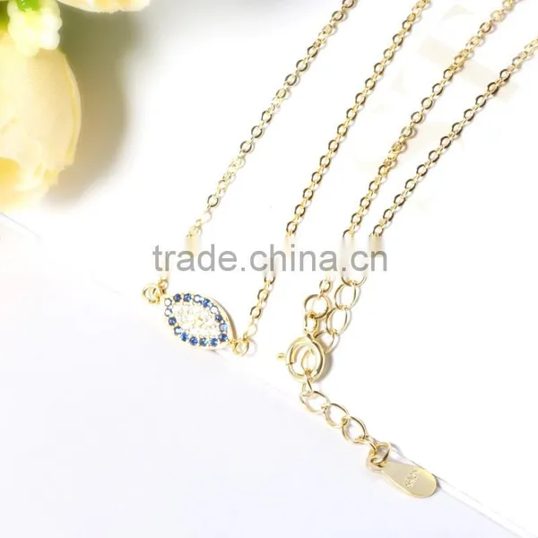 Latest Arrival Good Quality Sterling Silver Gold Necklace Designs in 3 Grams From China Manufacturer photo-6