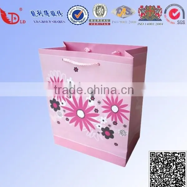 2016 Wholesale Cheap Small Paper Gift Bags With Handles photo-3