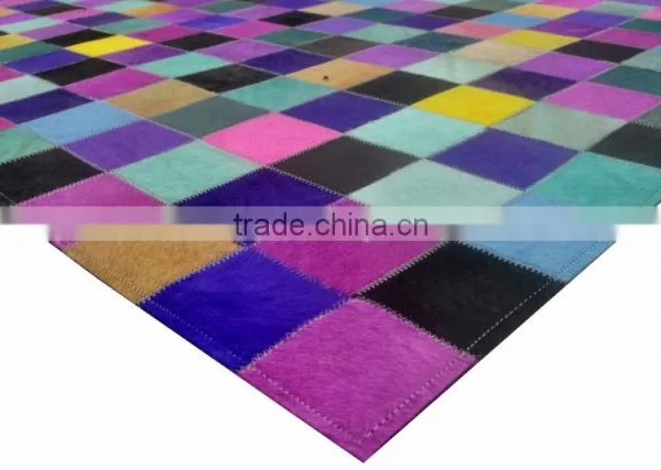 Hair-On Cowhide Leather Carpet M-103 photo-2
