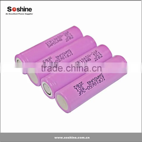 Samsung 26f 2600mah 3.7v Lithium Rechargeable 18650 Battery Samsung Icr18650-26f Li-ion Battery photo-3