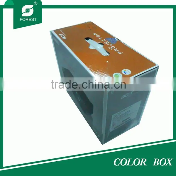 COLOR PAPER BOX WITH MATT LAMINATION,BOX WITH HANDLE photo-2