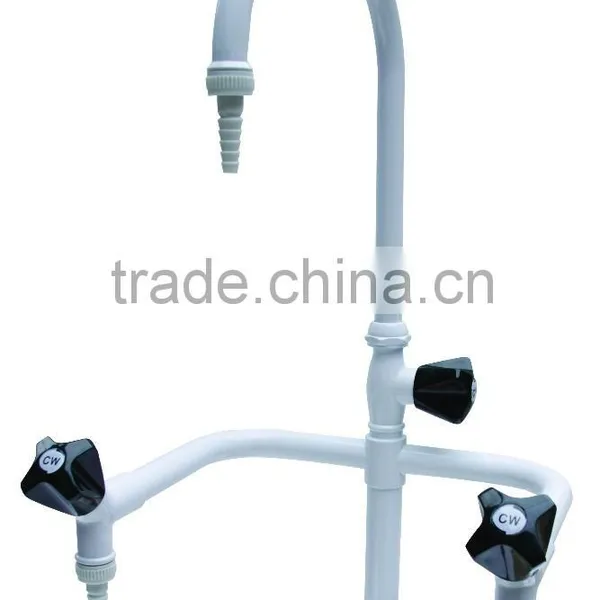 Three Ways Bench-top Flexible Gooeseneck Lab Faucet Quality Choice photo-2