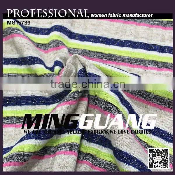 2016 Direct Hot Sell by Factory Gold Silk Fashional Knitte Rib Fabric in Europe photo-4