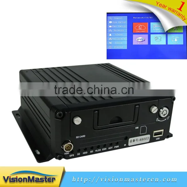 Industrial Level 4ch 1080P Onvif 3G Web Monitor Mobile NVR photo-2