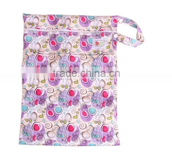 2016 Happy Flute Waterproof Double Zipper High Quality Wet Bag Mom's Good Helper photo-2