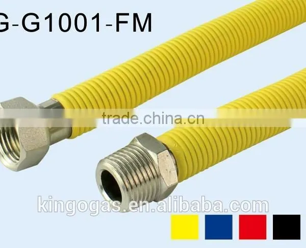 Yellow Flexible Gas Hose