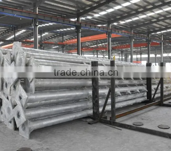 Galvanized Conical Steel Pole for Street Lighting photo-3