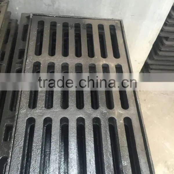 Manhole Cover Ductile Cast Iron Drain Cover Grating EN124 C250 photo-4