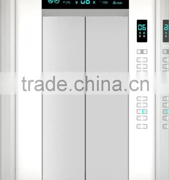Commercial/hotel/passenger Elevator for 6 Person With Golden Cabin Wall photo-4