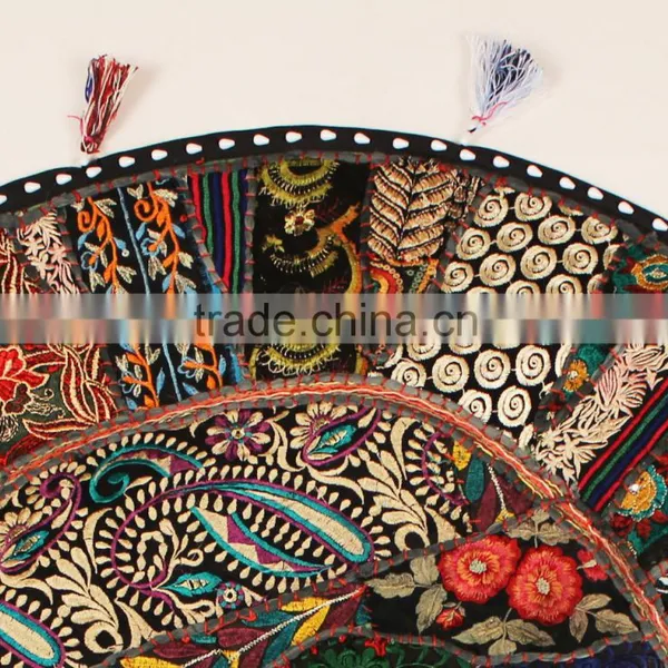 Indian Floor Round Throw Pillows and Cushions Scatter Cushions Pet Bedding Kids Bedding Nursery Floor Cushions photo-4
