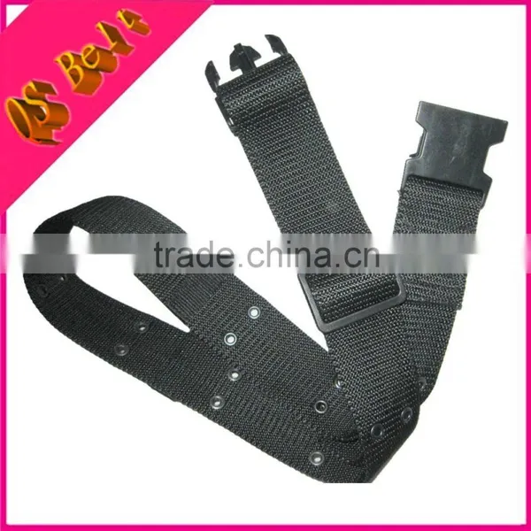Samll Rings&Holes Tactical Black Military Belt|tactical Belt