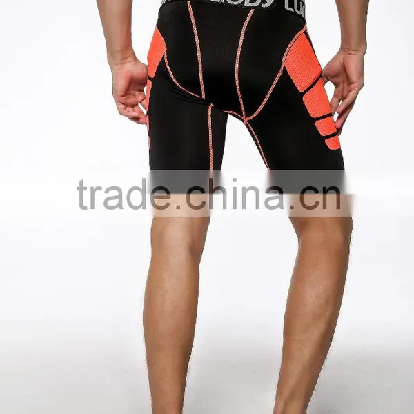 Guangzhou Wholesale or Custom Men Spandex Black White Compression Wolf Boxer Shorts Running Shorts photo-6
